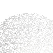 Салфетка под приборы Positano 38 см, круглая, серебристая ANLAF-MAPVC-17606 Салфетка под приборы Positano 38 см, круглая, серебристая ANLAF-MAPVC-17606