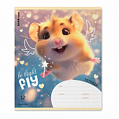 Тетрадь ErichKrause Fluffy, 12 листов, линейка, 012010154-63249 Тетрадь ErichKrause Fluffy, 12 листов, линейка, 012010154-63249