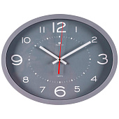 Часы настенные овал 22,5х29см, корпус серый "Классика" "Рубин" Часы настенные овал 22,5х29см, корпус серый "Классика" "Рубин"