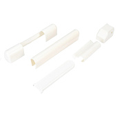  Комплект накладок на оконные петли ПВХ белый 