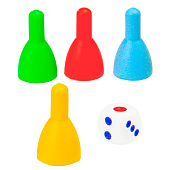 Игра настольная ходилка Важный транспорт, ИН-0245 Игра настольная ходилка Важный транспорт, ИН-0245