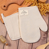 Кухонный набор 2 предмета Этель ECO цвет молочный Кухонный набор 2 предмета Этель ECO цвет молочный