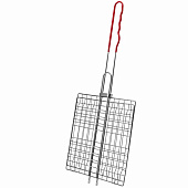  Решетка-гриль Diolex мелкая 23х22 см с силиконовой ручкой DX-G0004 