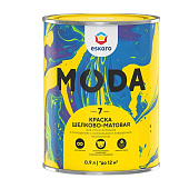Краска моющаяся износостойкая для стен и потолков Eskaro MODA 7  (TR) 0,9л