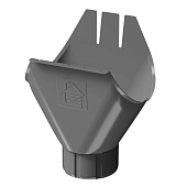  Docke STAL STANDARD Воронка желоба 125/90 RAL 7024, темно-серый 