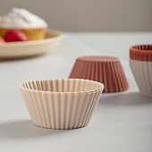 Набор форм силиконовых 16шт, 6,5x3,3 см "Кекс" Vetta 891-025 Набор форм силиконовых 16шт, 6,5x3,3 см "Кекс" Vetta 891-025