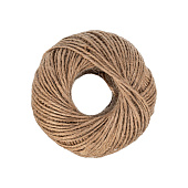 Шпагат джутовый, 1 мм, L 140 м, 2-ниточный, Россия// Сибртех Шпагат джутовый, 1 мм, L 140 м, 2-ниточный, Россия// Сибртех