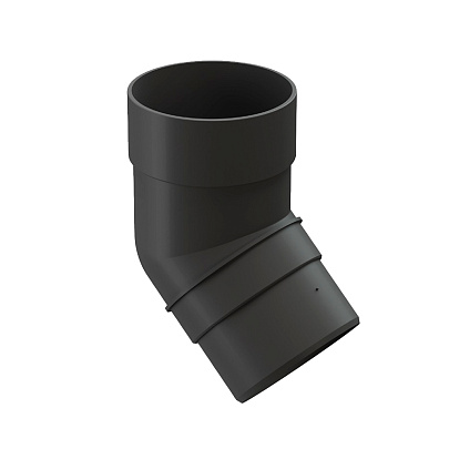  Колено 45° Docke PREMIUM, Графит Ral:7024 