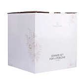 Сервиз обеденный Lorenzo, 6 перс, 18 пр, фарфор , белый, ANLAF-HAR-270525-1 Сервиз обеденный Lorenzo, 6 перс, 18 пр, фарфор , белый, ANLAF-HAR-270525-1