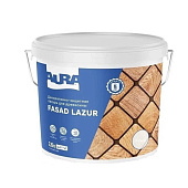 Декоративно-защитная лазурь для древесины "Aura Fasad Lazur" белая 2,5л Декоративно-защитная лазурь для древесины "Aura Fasad Lazur" белая 2,5л