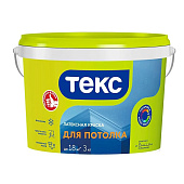 Краска для стен и потолков влагостойкая Текс УНИВЕРСАЛ 3кг. Краска для стен и потолков влагостойкая Текс УНИВЕРСАЛ 3кг.