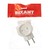 Тройник электр. 220В 6А бел. REXANT 11-1064 Тройник электр. 220В 6А бел. REXANT 11-1064