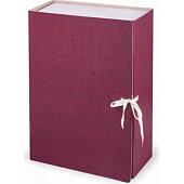 Короб архивный 330х240 мм, 8 см, внутри белый, ассорти, П+ Короб архивный 330х240 мм, 8 см, внутри белый, ассорти, П+