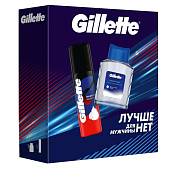 Подарочный набор GILLETTE SERIES Лосьон после бритья Освежающий 50мл+ Пена для бритья Классическая 50мл Подарочный набор GILLETTE SERIES Лосьон после бритья Освежающий 50мл+ Пена для бритья Классическая 50мл