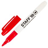  Маркер стираемый для белой доски STAFF EVERYDAY, WBM-093, красный, 2,5 мм, 151095 