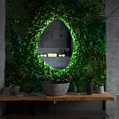 Зеркало с LED подсветкой Alma Led 700х1000 с бесконтактным сенсором Континент Зеркало с LED подсветкой Alma Led 700х1000 с бесконтактным сенсором Континент