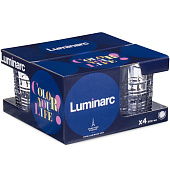  Набор стаканов низких Luminarc Dallas фиолетовая дымка 300мл 4шт O0129 