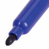  Маркер перманентный синий круглый 2-4мм BRAUBERG двухсторонний 