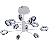  Люстра модерн LED G61314/12WT BK 140Вт S=11м2 /Gerhort 