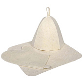  Набор Hot Pot, (шапка, коврик, рукавица), войлок 