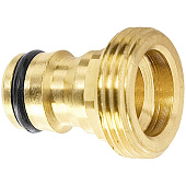 Адаптер латунный, 3/4", внешн/ резьба/ PALISAD 65850 Адаптер латунный, 3/4", внешн/ резьба/ PALISAD 65850