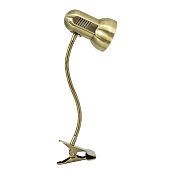  Светильник настольный на прищепке МТ2023 (латунь, 40 Вт, 220В, Е27.) 