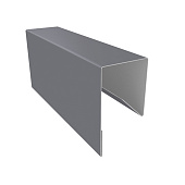 Планка заборная на С-8 (RAL 7004 Сигнальный серый) 0,4мм L=2м Планка заборная на С-8 (RAL 7004 Сигнальный серый) 0,4мм L=2м