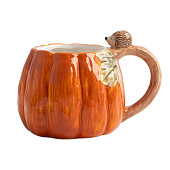  Кружка Bright pumpkin 340 мл, оранжевая, Тыква  ANLAF-FDWS-031224-9 