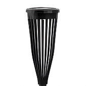  Фонарь садовый 17х7.5см h=44см на ножке, солнечная батарея, теплый белый арт.2025-3564 