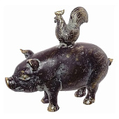  Фигурка декоратиная "Свинка", 723029, 25х8х22 см 