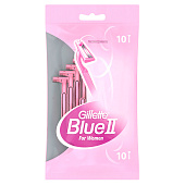 Бритвы безопасные одноразовые для женщин GILLETTE BLUEII 10шт Бритвы безопасные одноразовые для женщин GILLETTE BLUEII 10шт