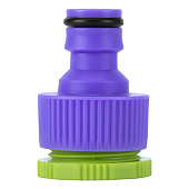 Адаптер пластмас. 1/2"-3/4" внутр. резьба, PALISAD, 65720 Адаптер пластмас. 1/2"-3/4" внутр. резьба, PALISAD, 65720