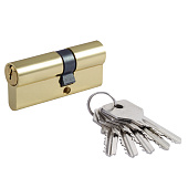  Цилиндр ключ/ключ МЦ-ECO-STD-Z-Л-70 (40-30) (золото) Нора-М 