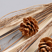 Искусственный цветок тинги Шишки и листья, 140 см, 3933312 Искусственный цветок тинги Шишки и листья, 140 см, 3933312