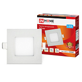 Светильник точечный встраиваемый LED SLP-Eco 3Вт 4000К 210Лм квадрат ультратонк белый (86х86х23) /IN HOME Светильник точечный встраиваемый LED SLP-Eco 3Вт 4000К 210Лм квадрат ультратонк белый (86х86х23) /IN HOME