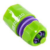 Соединитель пластм. быстросъемный для шланга 1/2", аквастоп PALISAD , 66140 Соединитель пластм. быстросъемный для шланга 1/2", аквастоп PALISAD , 66140