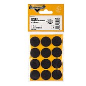  Пункт фетр.самокл. d24мм корич (12 шт) "Element" 