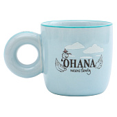 Кружка «Монстрик» 250 мл. керамическая голубая в коробке 10976489