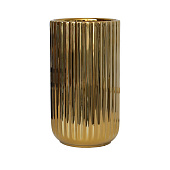  Ваза декоративная Рельеф, золотой Cha20-M 