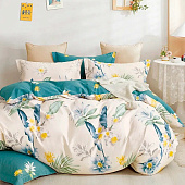  Комплект постельного белья 1,5 спальный Cleo Satin de Luxe сатин 15/828-SK/CH 