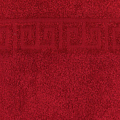 Полотенце 70х140 махровое греческая кайма, Красный Полотенце 70х140 махровое греческая кайма, Красный