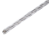  Трос металлополимерный прозрачный 3мм,моток 20м.п.,  Сибртех ПР-3.0 