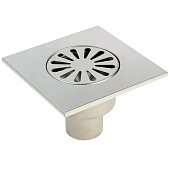 Трап для душа вертикальный нерж D50 150х150 SUS304 Трап для душа вертикальный нерж D50 150х150 SUS304