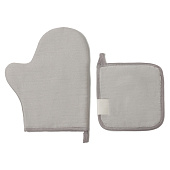  Кухонный набор 2 предмета Этель Kitchen цв. светло-серый 10472139 