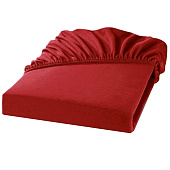  Простынь 220х240 Mariya DeLuxe хлопок С-ПР-220 Бургундия 