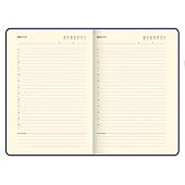 Ежедневник недатированный А5 160л, Brauberg Velvet, резинка, держатель, синий, 116243 Ежедневник недатированный А5 160л, Brauberg Velvet, резинка, держатель, синий, 116243