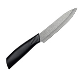 Нож кухонный керамический Black лезвие 12,5 см. ручка soft-touch чёрный 852231