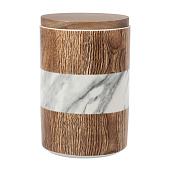 Банка для сыпучих продуктов, 1,1л "Wood&Marble" HS10-1519-1556A-M7 Банка для сыпучих продуктов, 1,1л "Wood&Marble" HS10-1519-1556A-M7