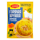 Горячая Кружка Магги Куриная с сухариками 19гx30