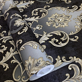 Обои 1.06х10м Виктория арт. 4250-9 Черный /МОФ Обои 1.06х10м Виктория арт. 4250-9 Черный /МОФ